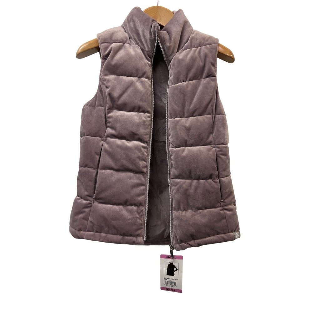 Zeroxposur Vest Faux Suede Puffer Coat